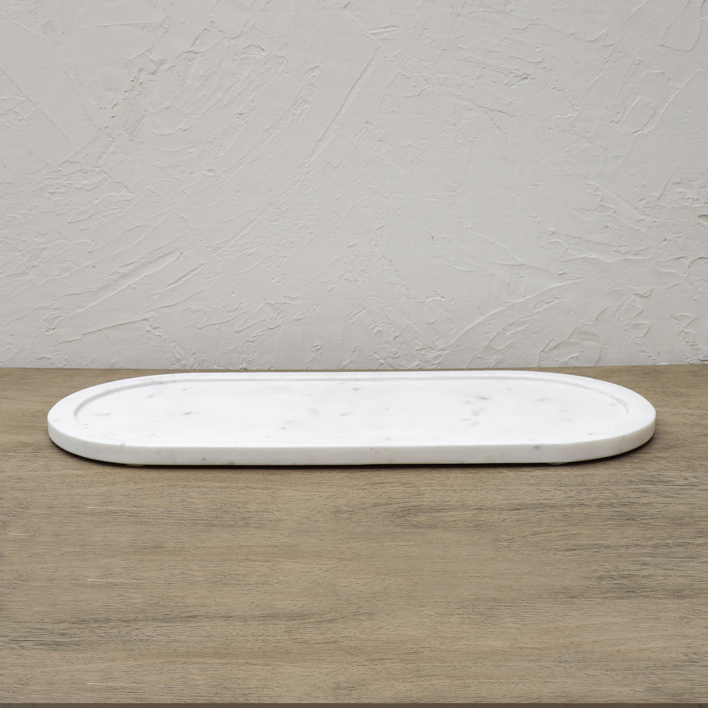 ROUNDED MARBLE TRAY