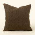 Oversized Lina Linen Throw Pillow | Mocha