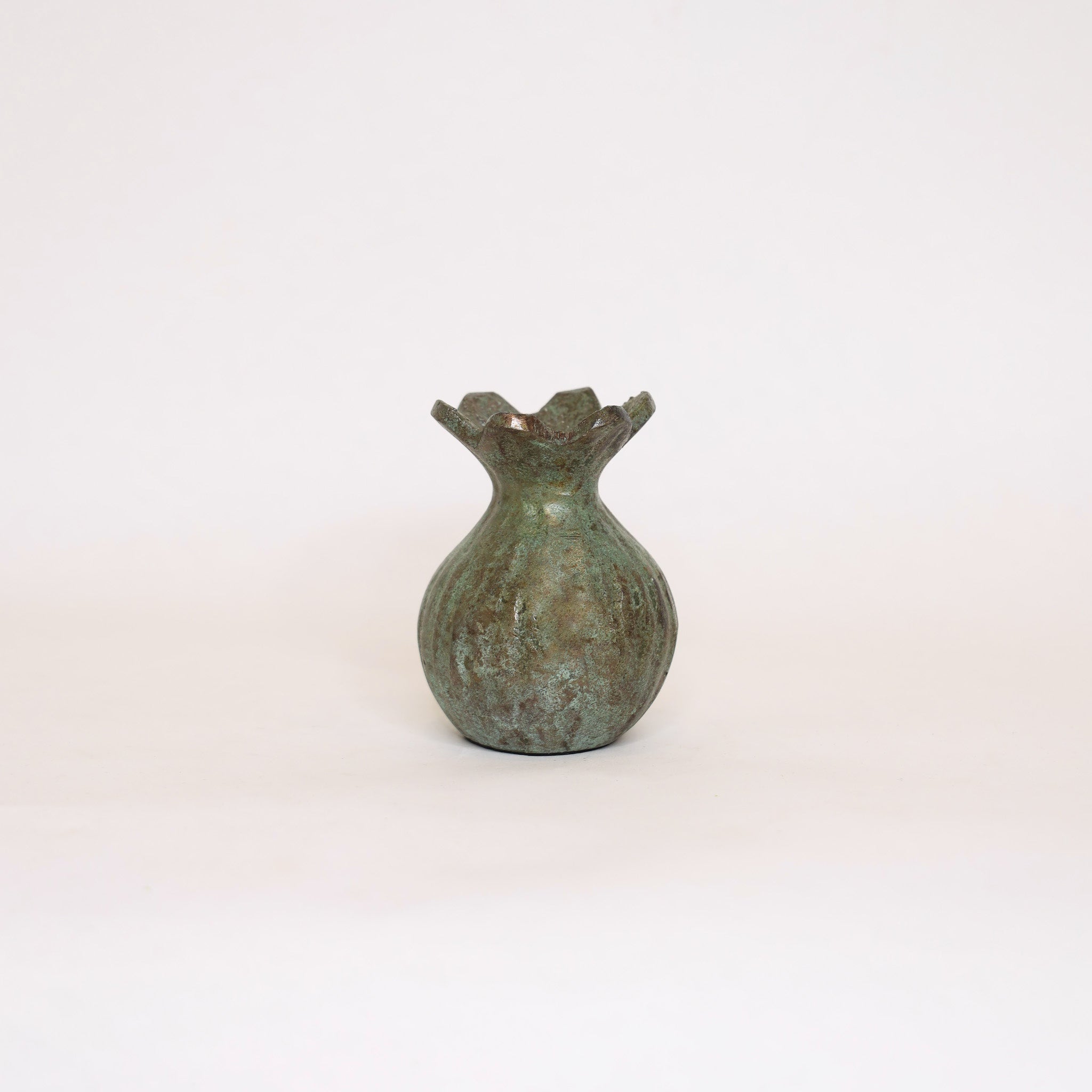 Patina Poppy Bud Vase