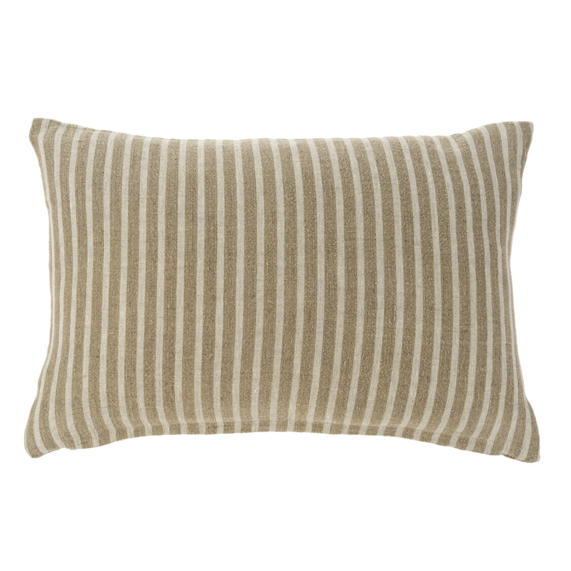 Pinstripe Linen Lumbar Pillow
