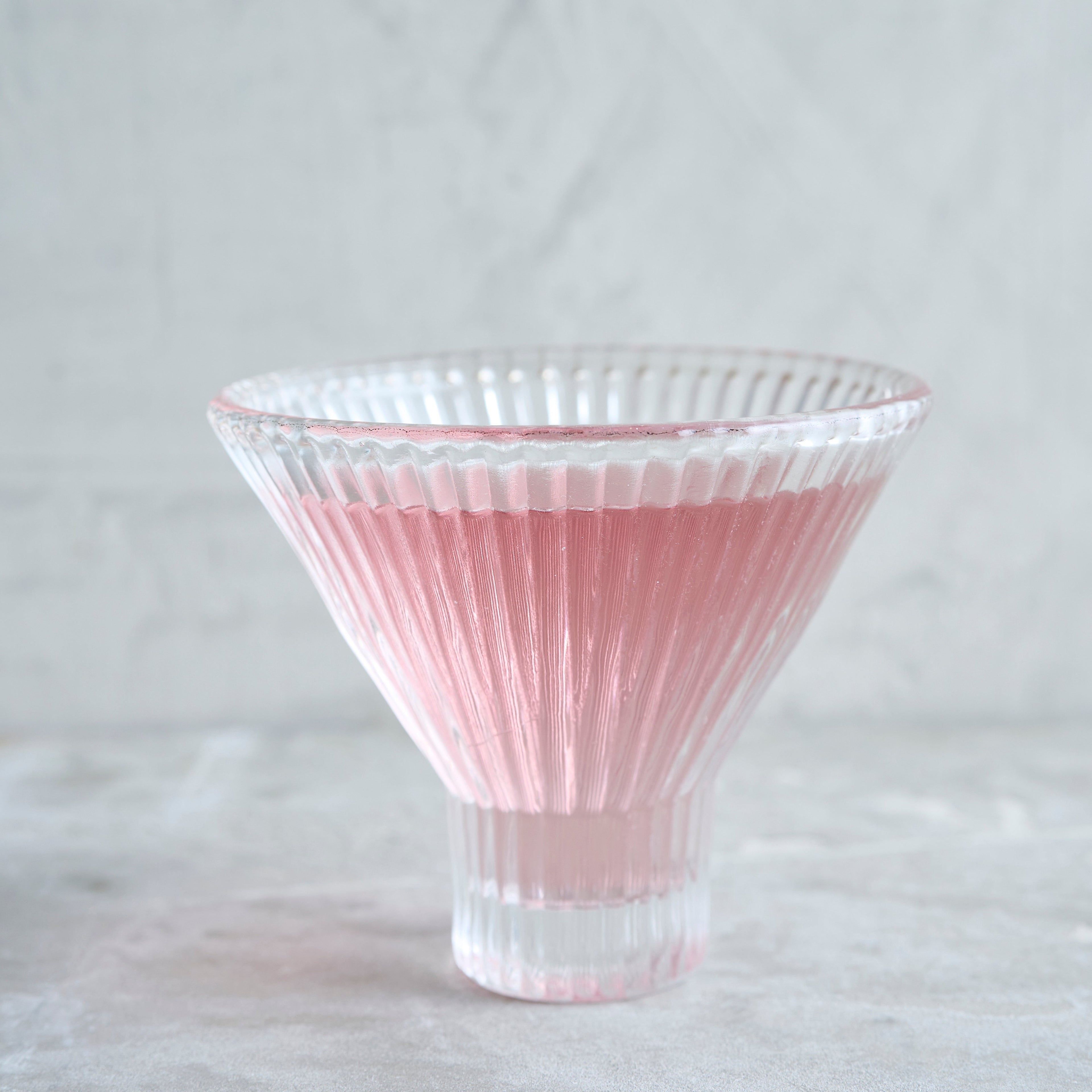 Clear Martini Glasses - Set of 4