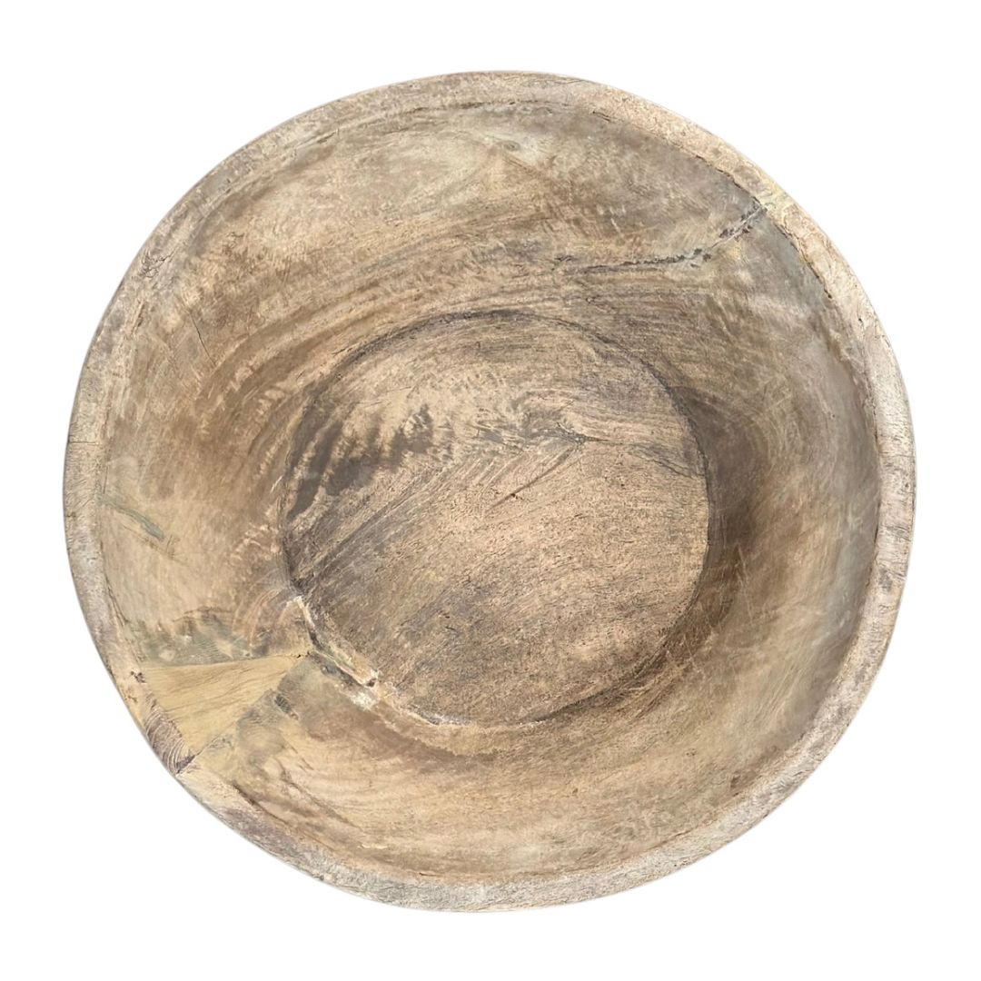 RECLAIMED WOOD BOWL | LARGE