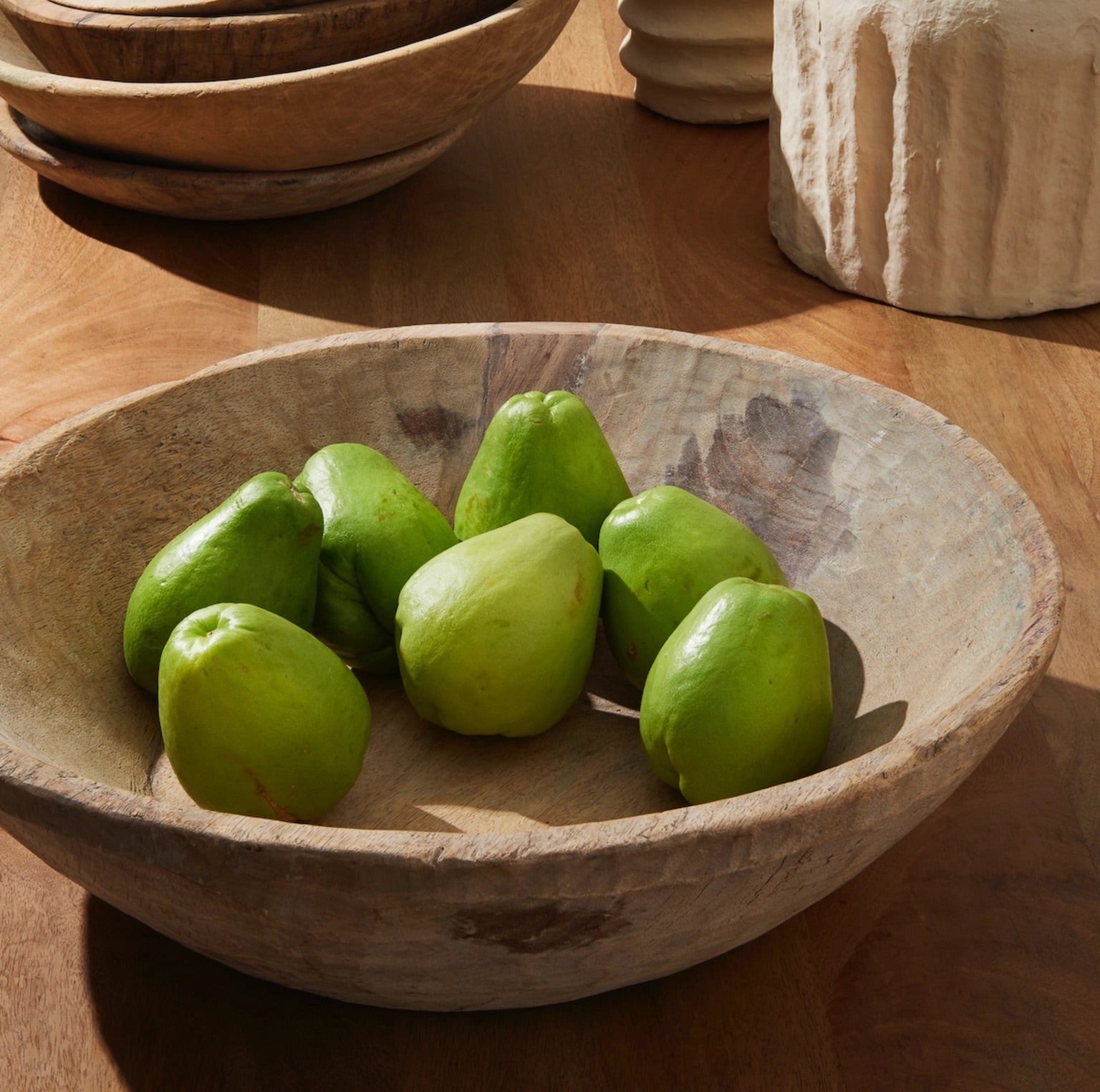 RECLAIMED WOOD BOWL | LARGE