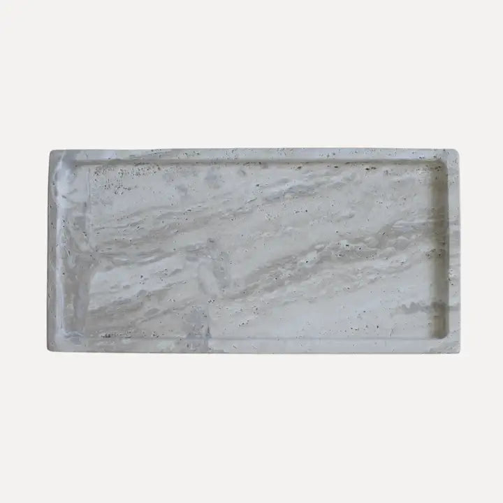 Rectangle Travertine Tray