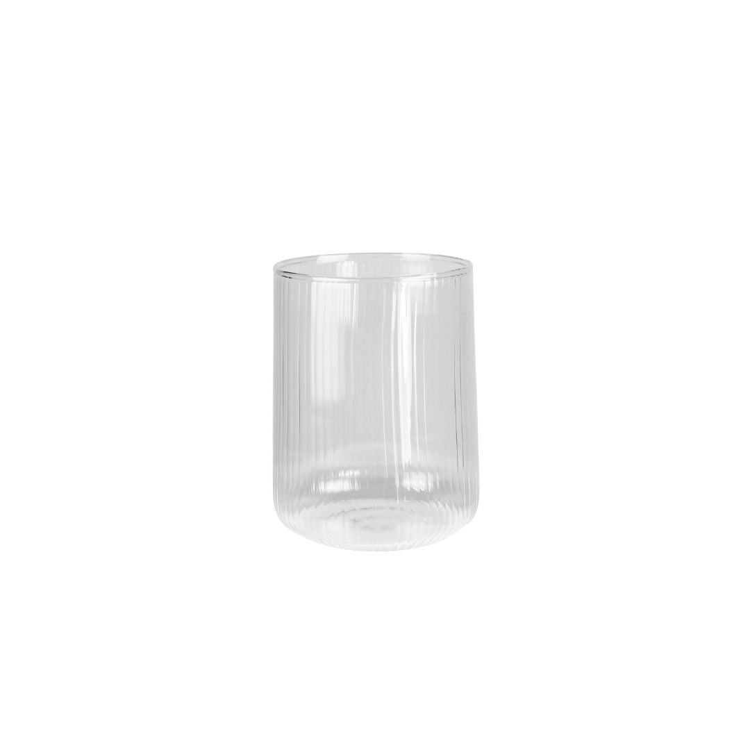 RIBBED LOWBALL GLASS