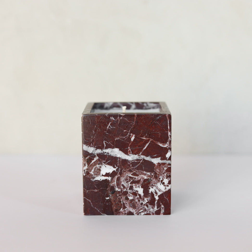 ROSSO MARBLE CANDLE