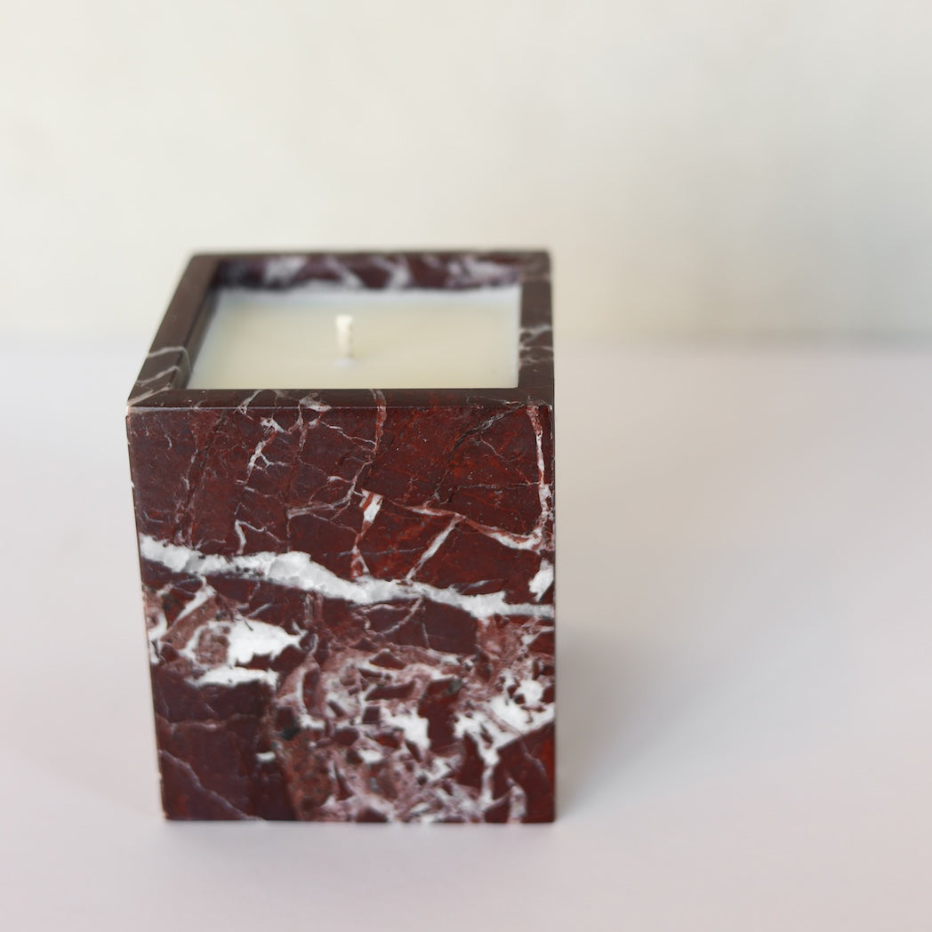 ROSSO MARBLE CANDLE