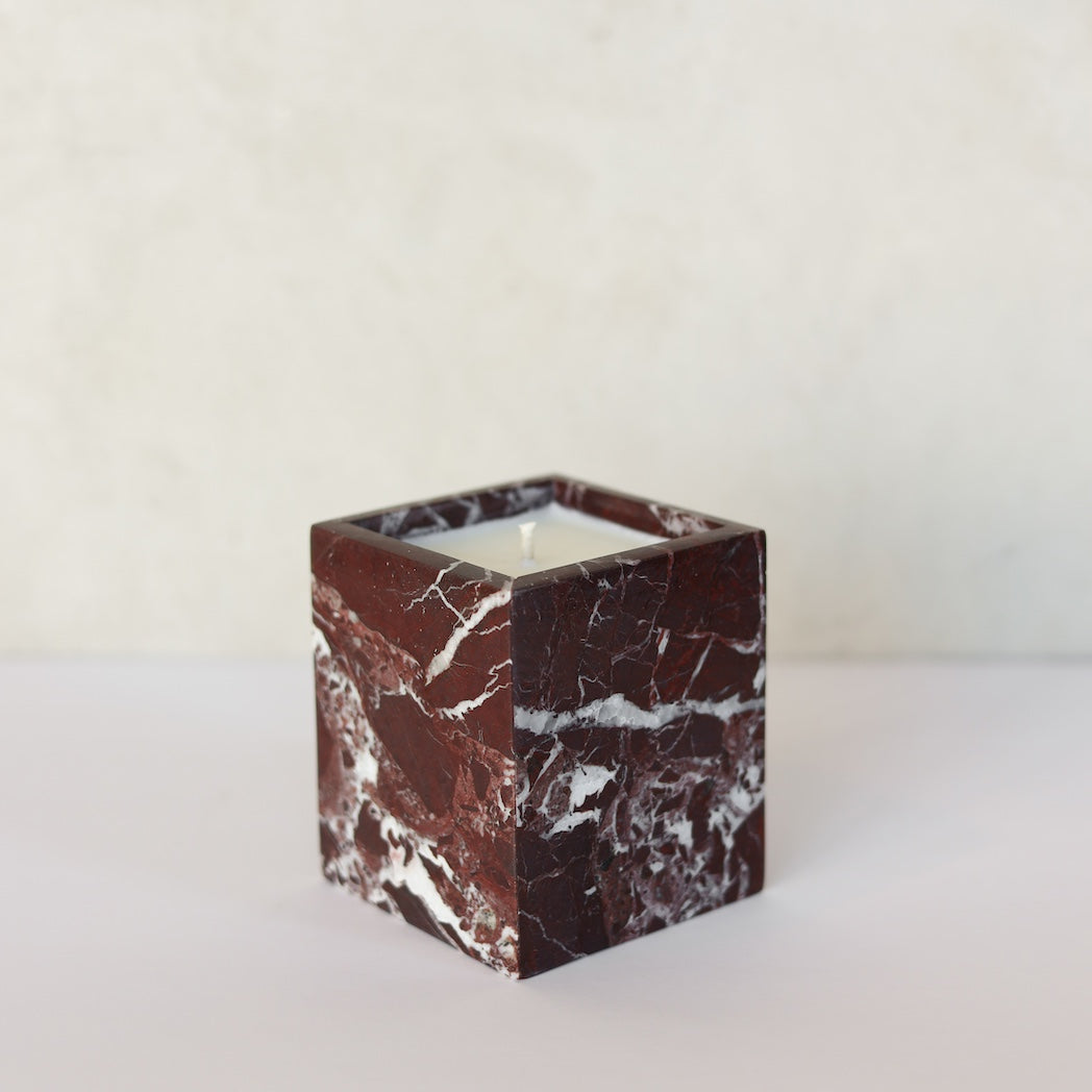 ROSSO MARBLE CANDLE