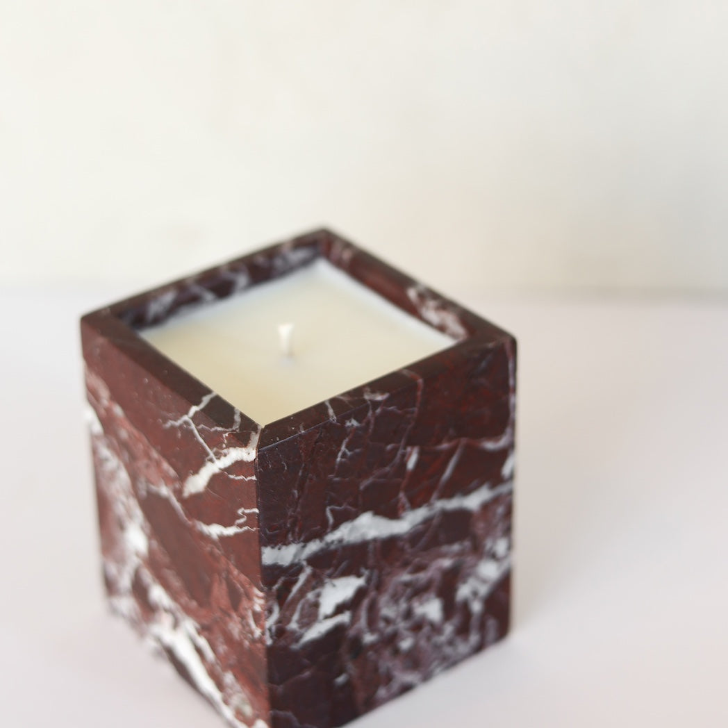 ROSSO MARBLE CANDLE