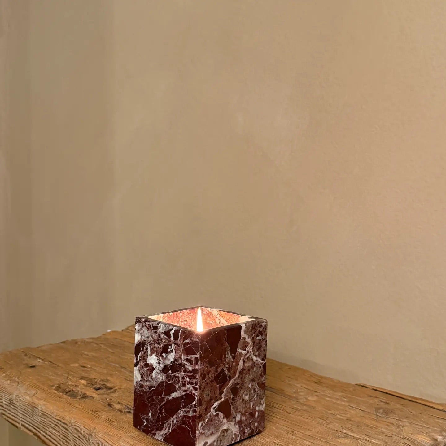ROSSO MARBLE CANDLE
