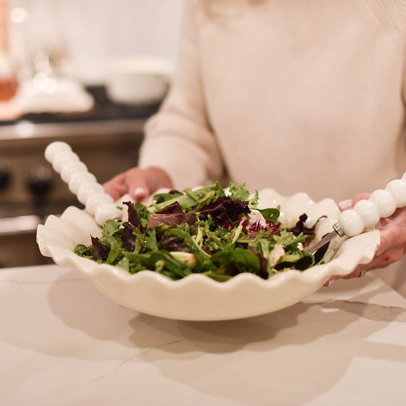 RUFFLE SERVING BOWL