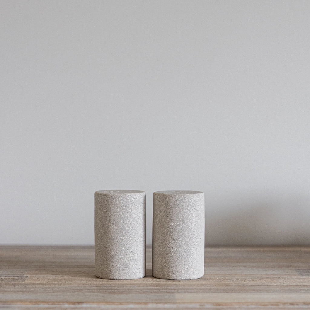 Sandstone Salt & Pepper Shakers