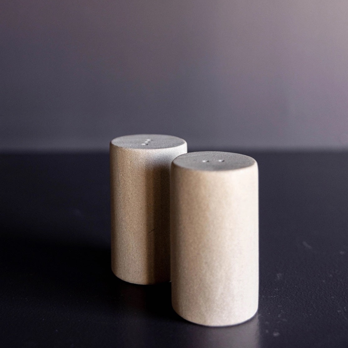 Sandstone Salt & Pepper Shakers