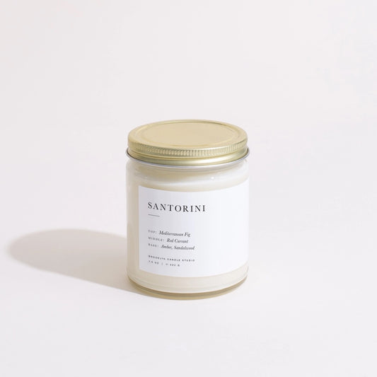 SANTORINI MINIMALIST CANDLE