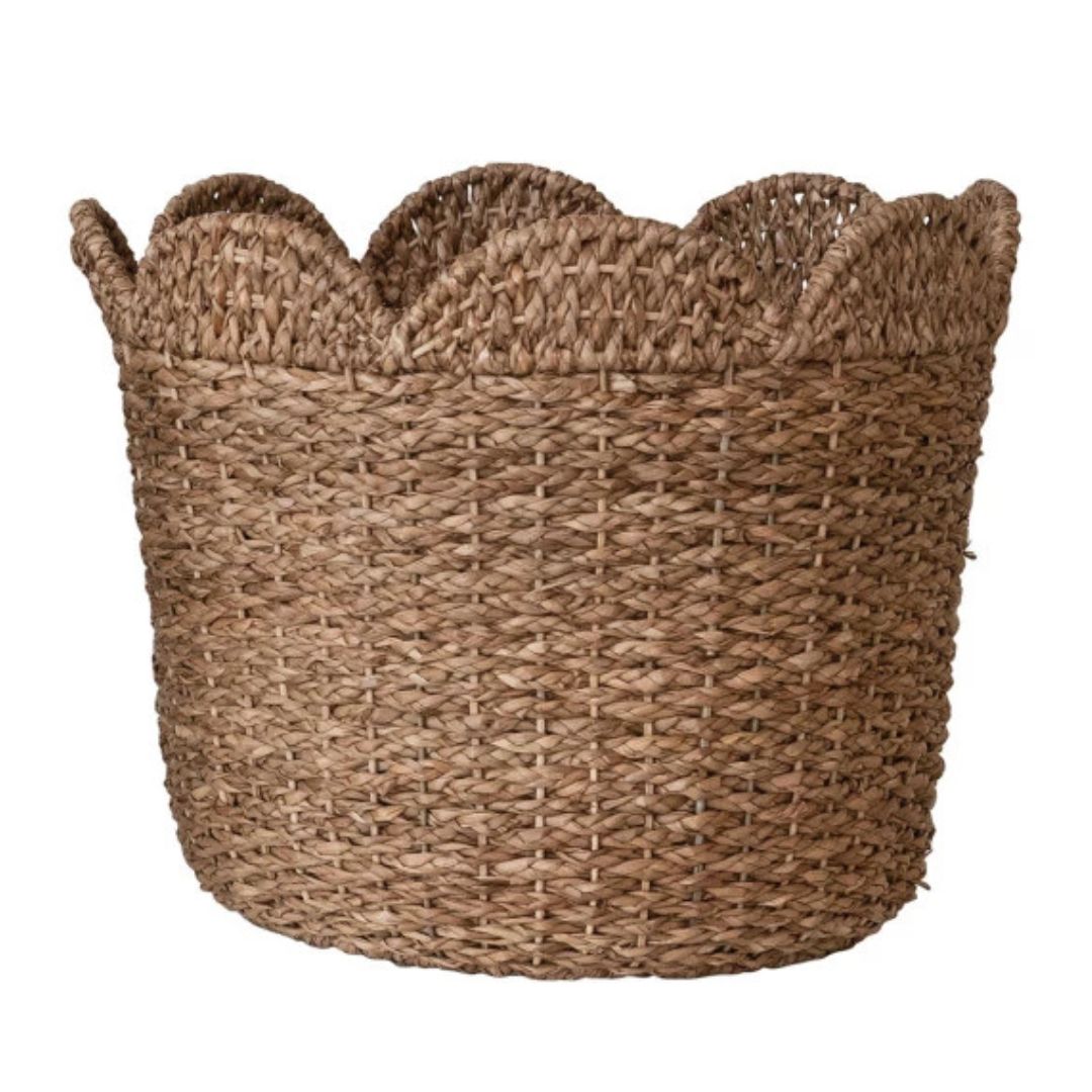 Scalloped Storage Baskets