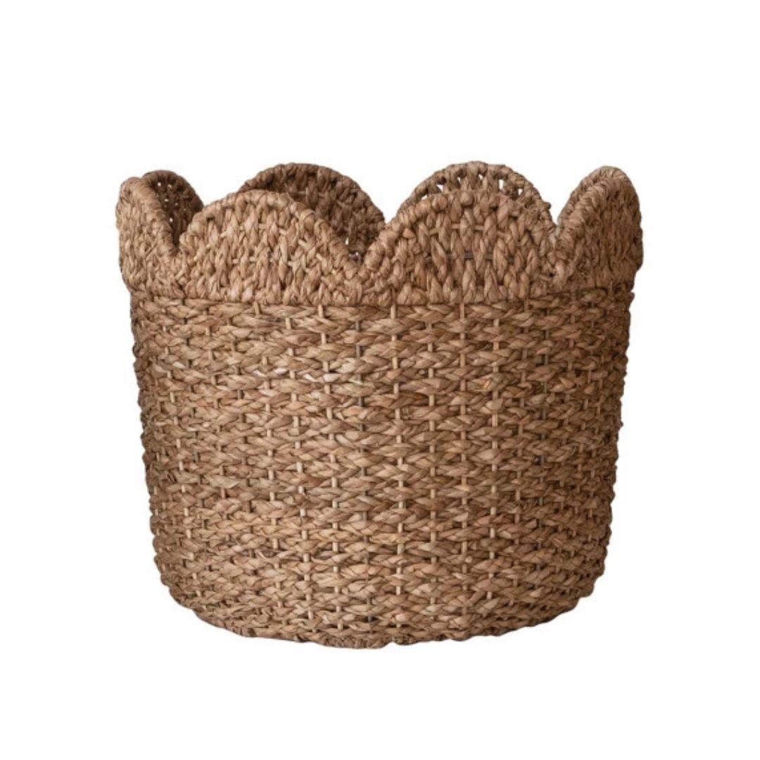 Scalloped Storage Baskets