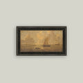 Seascape Town Framed Artwork