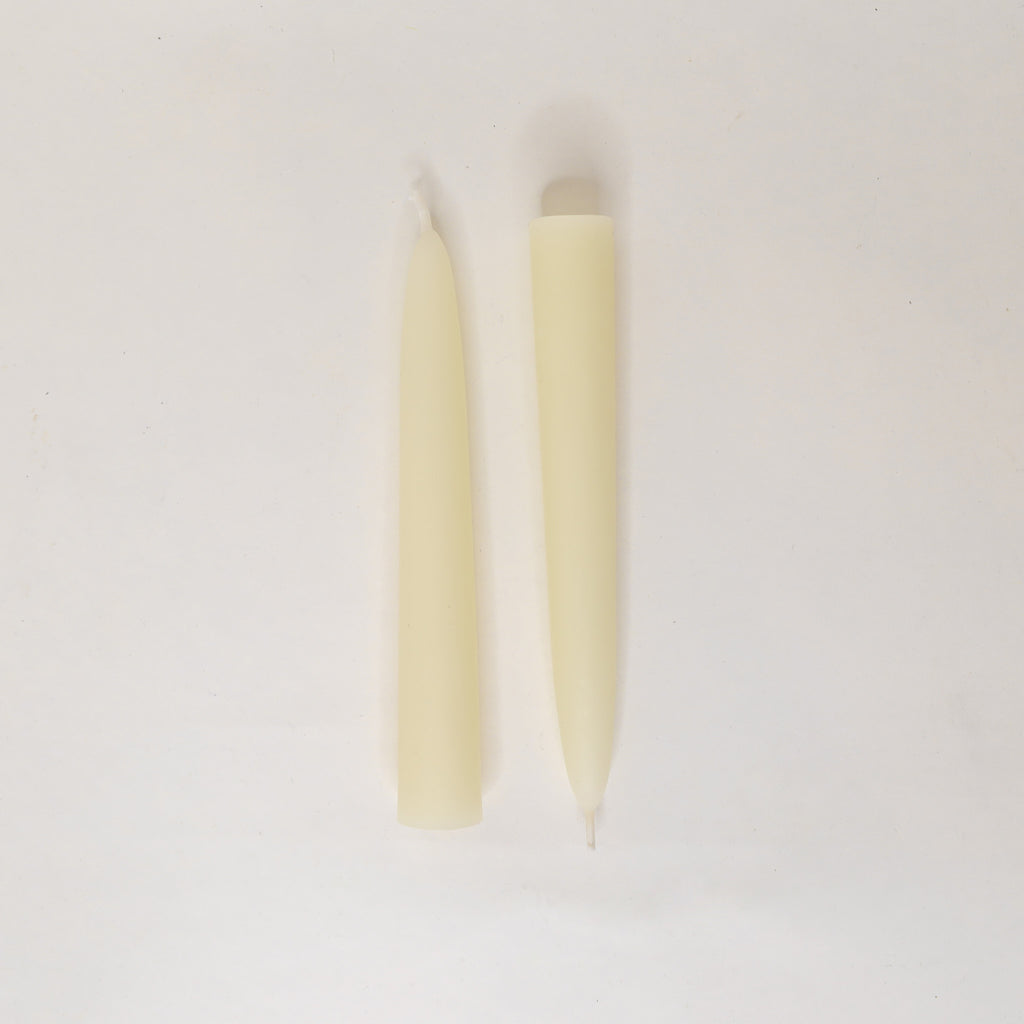 6" Beeswax Taper Candles | Set of 2