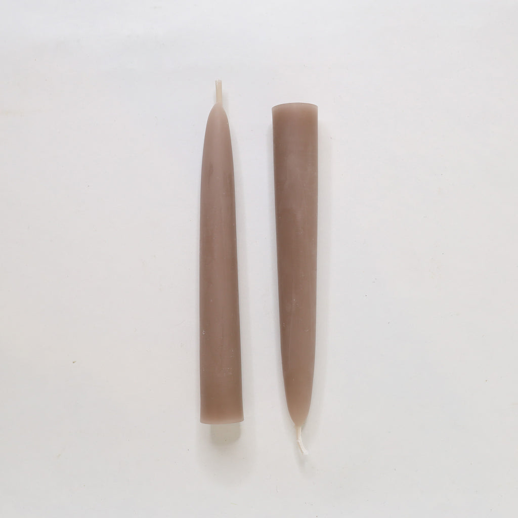 6" Beeswax Taper Candles | Set of 2