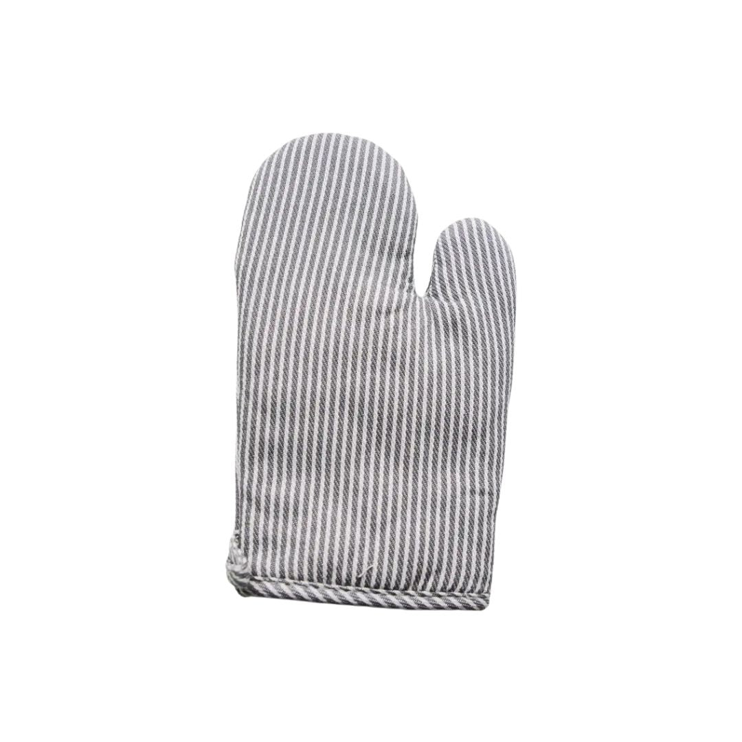 Simple Stripe Oven Mitt