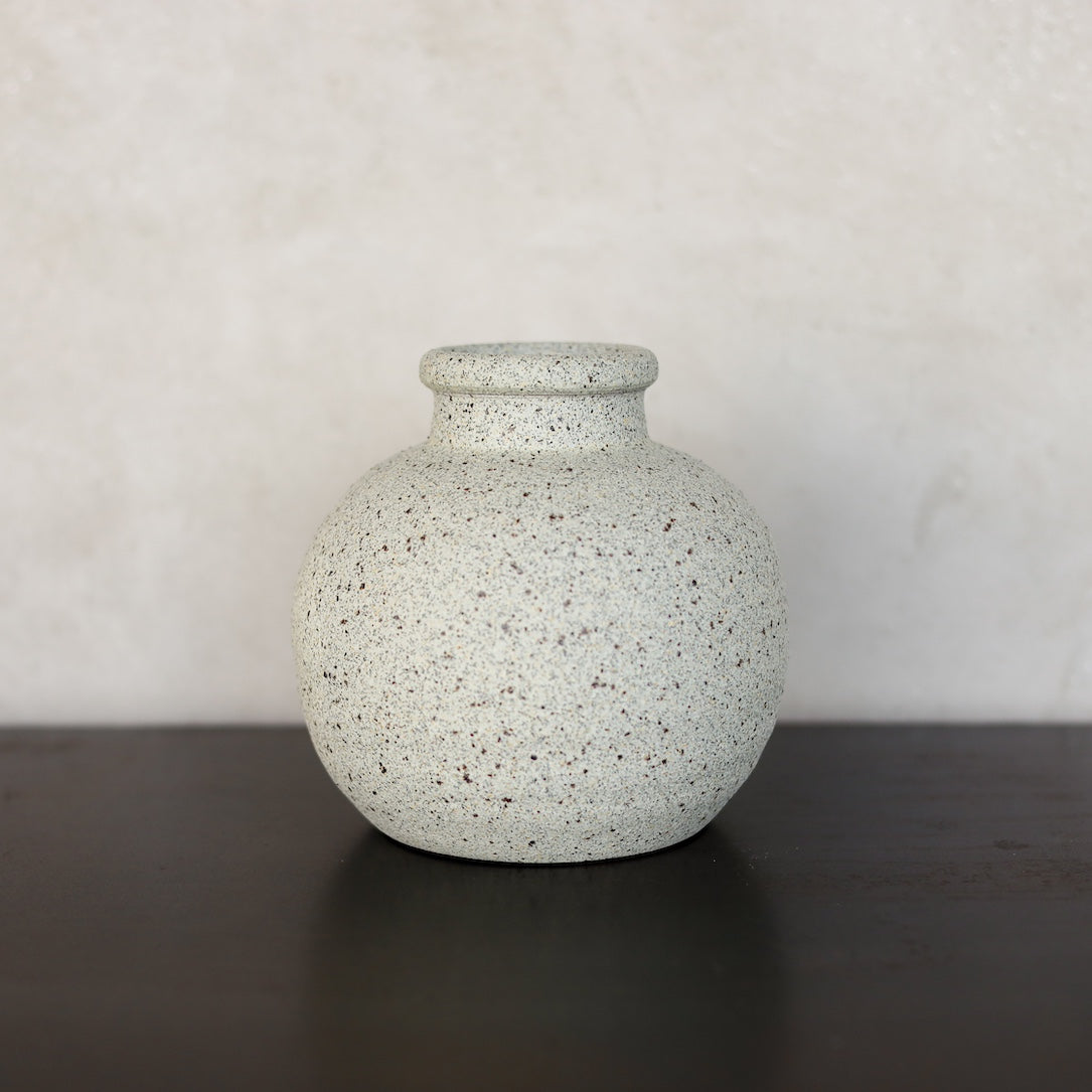 SPECKLED CERAMIC VASE