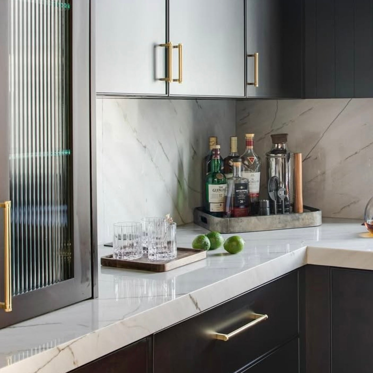 Stained Mango Wood Trays | Square