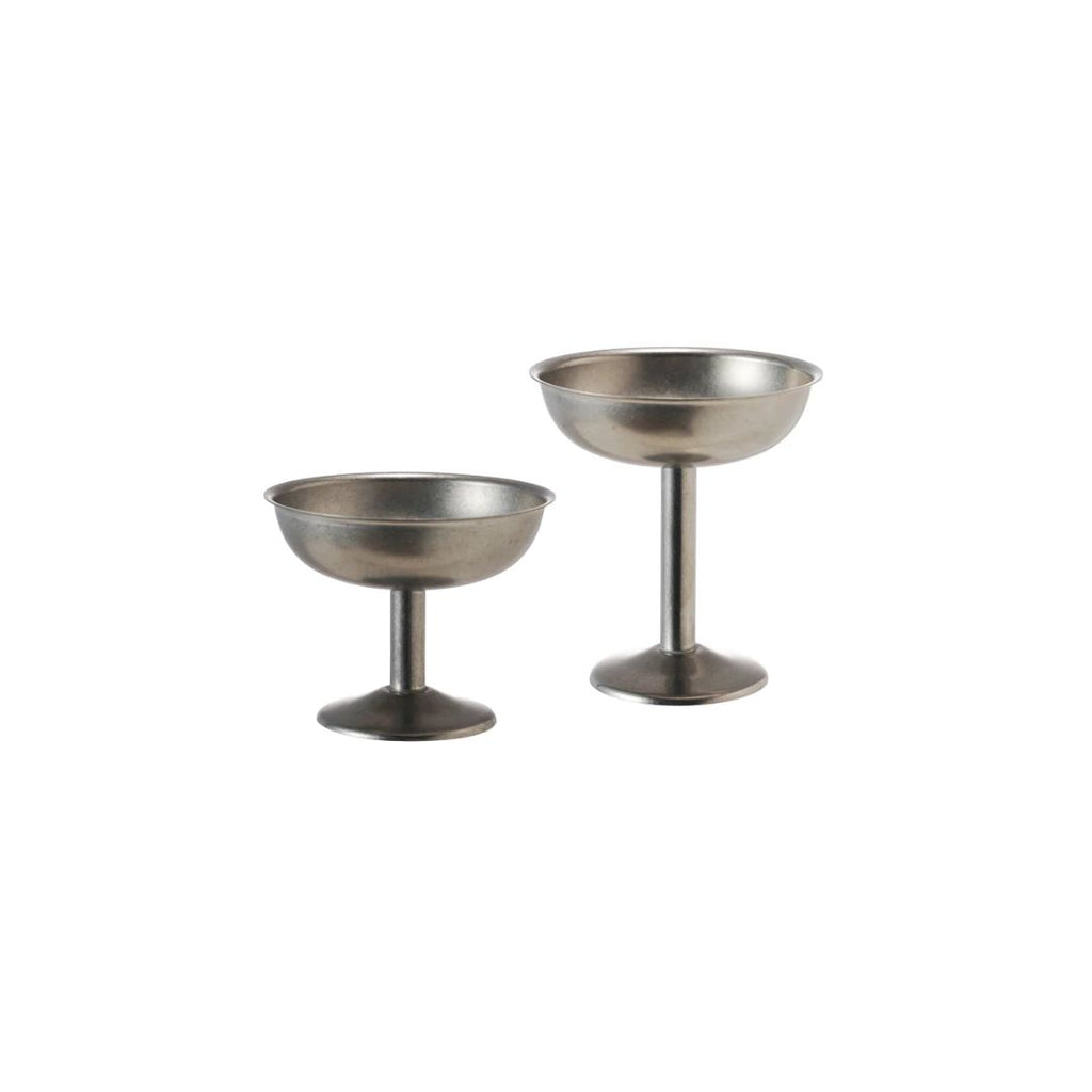 Stainless Steel Coupe Glasses
