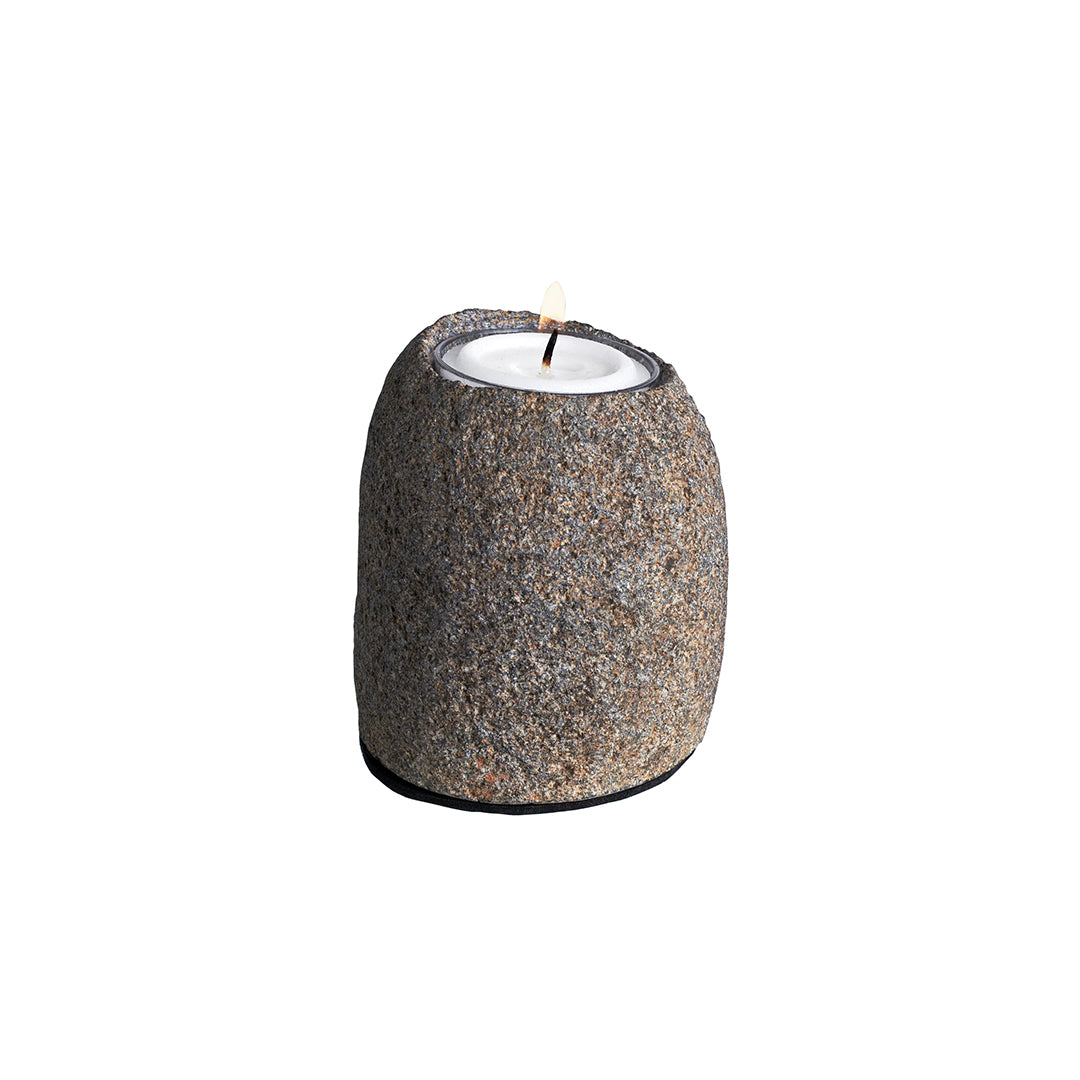 STONE CANDLE HOLDERS