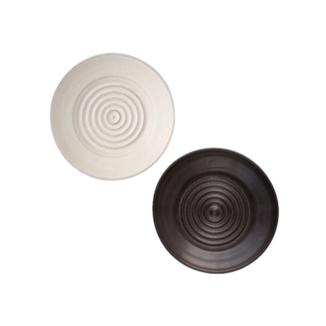 Stoneware Garlic Grater Plate