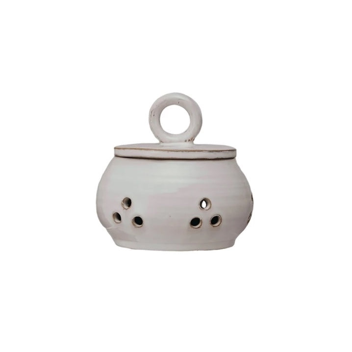 STONEWARE GARLIC KEEPER
