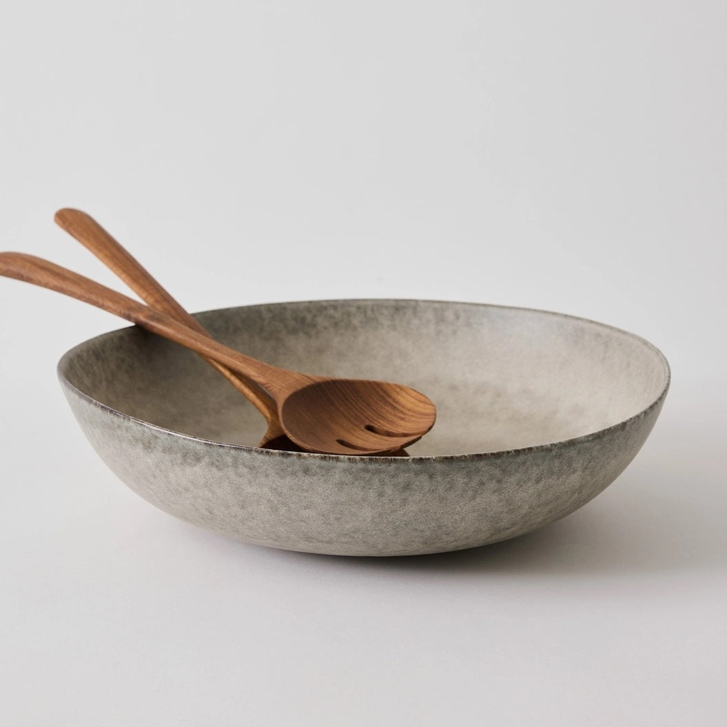 STONEWARE SERVING BOWL