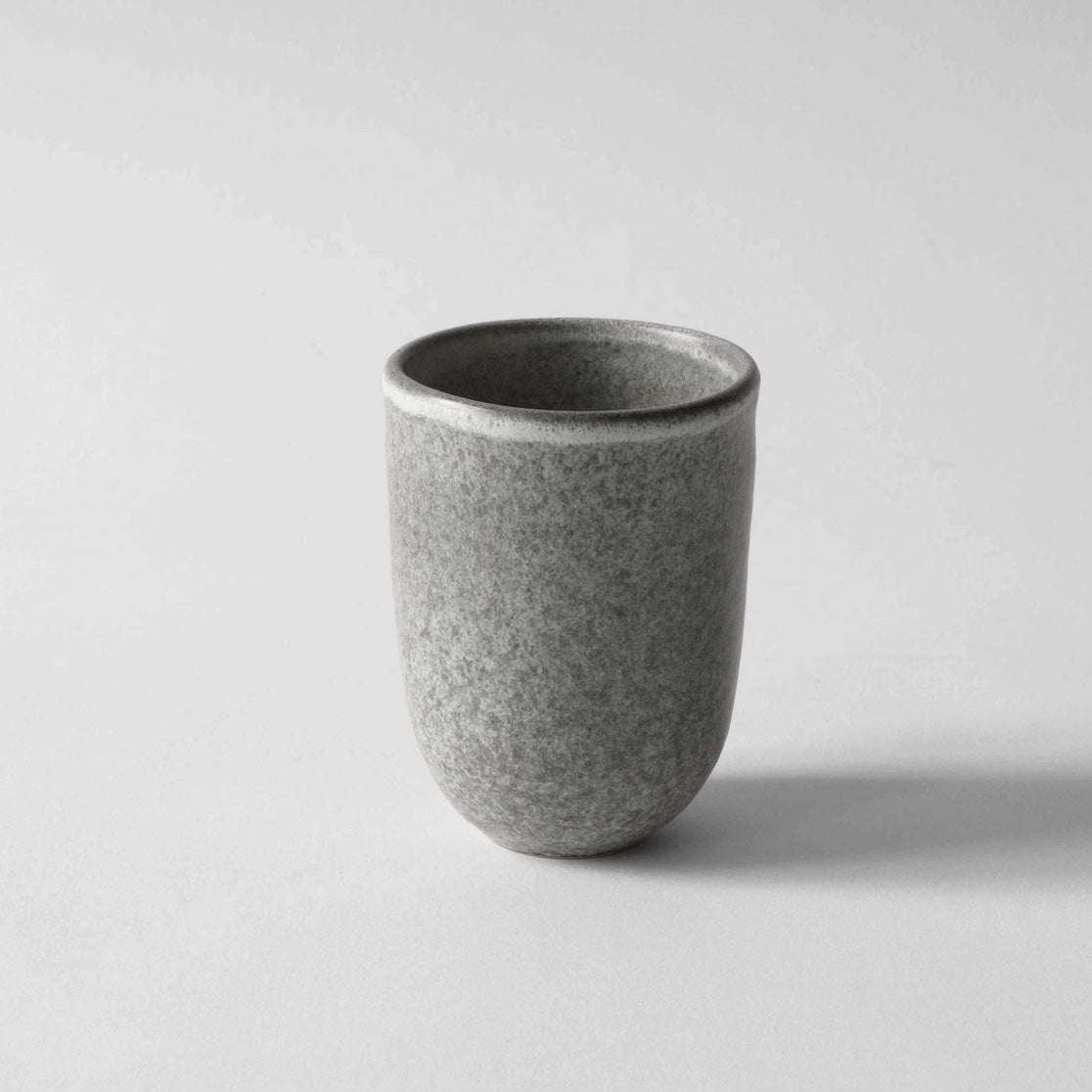 STONEWARE TALL CUP