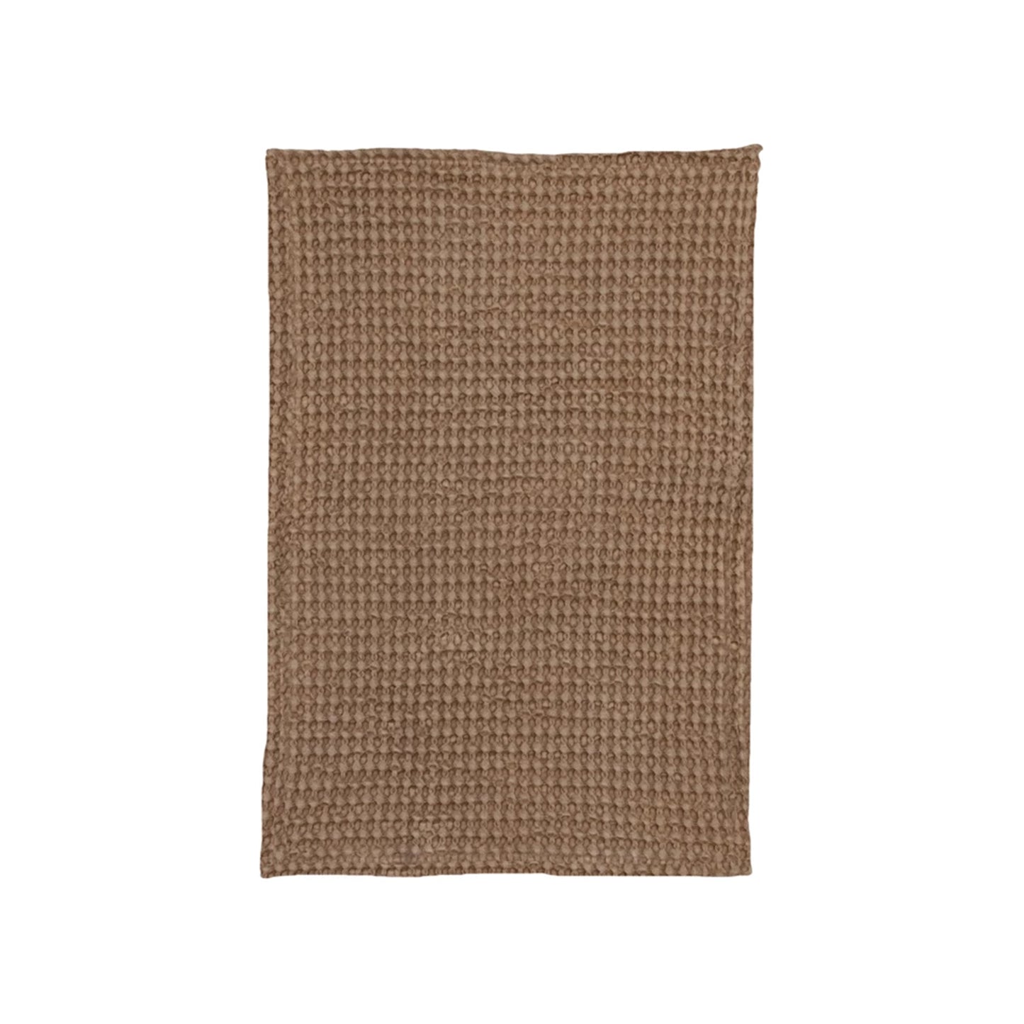 STONEWASHED WAFFLE WEAVE COTTON HAND & DISH TOWEL