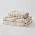 Striped Terry Towel Bundle | Beige