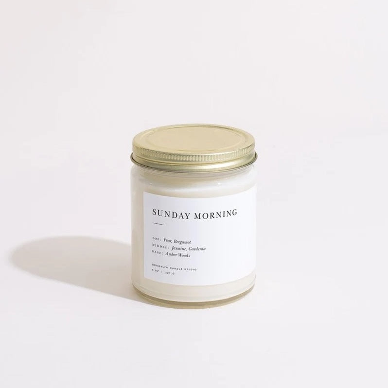 SUNDAY MORNING MINIMALIST CANDLE
