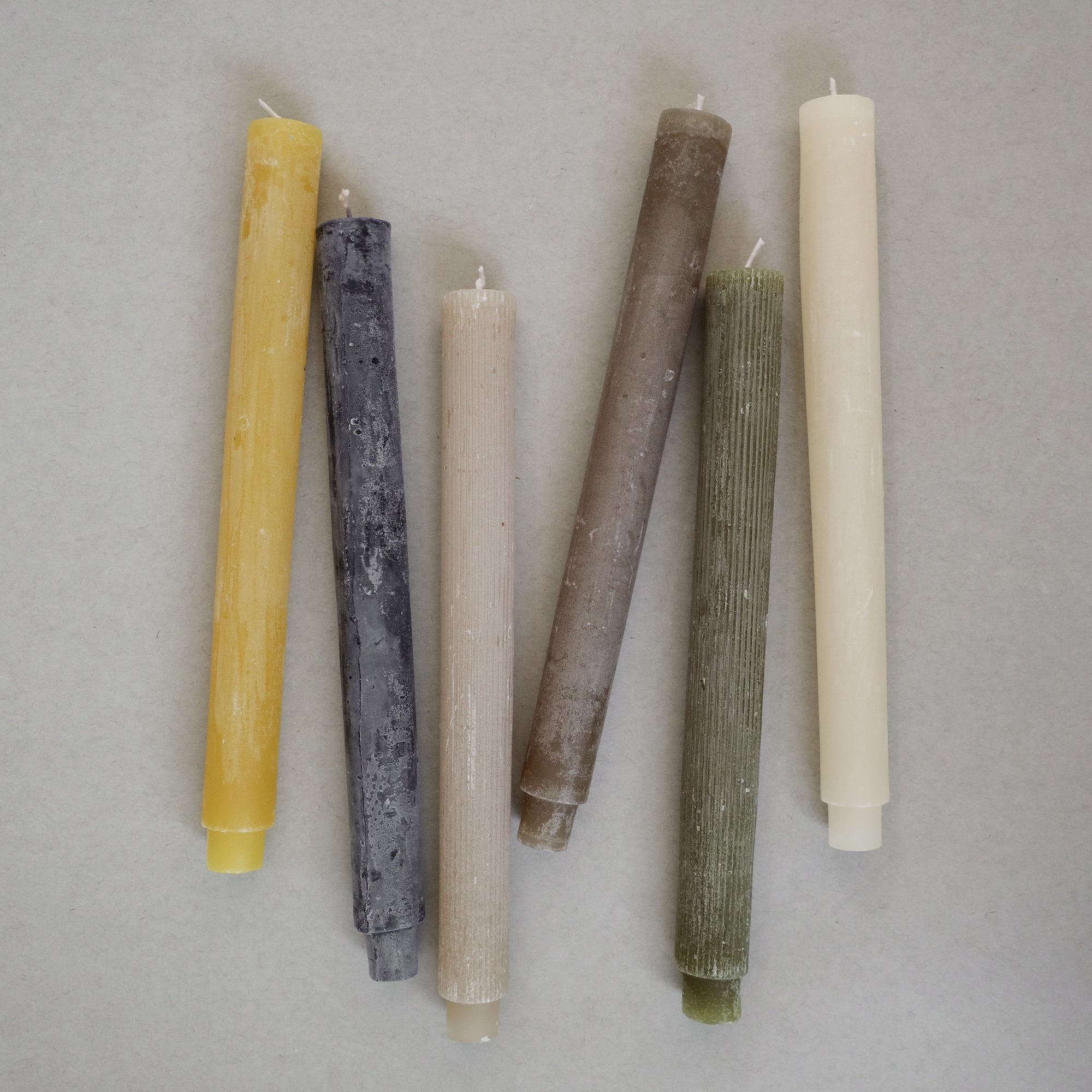 GOLDEN TAPER CANDLES - S/2