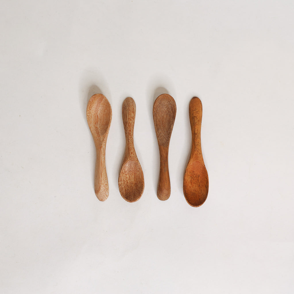 Teak Salt Spoon