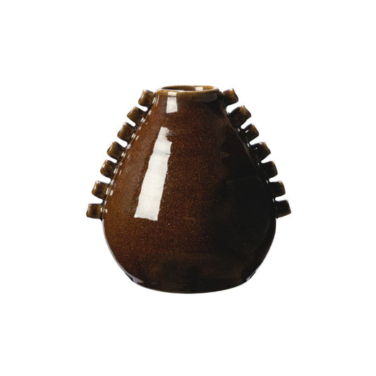TERRACOTTA HOBNAIL VASE