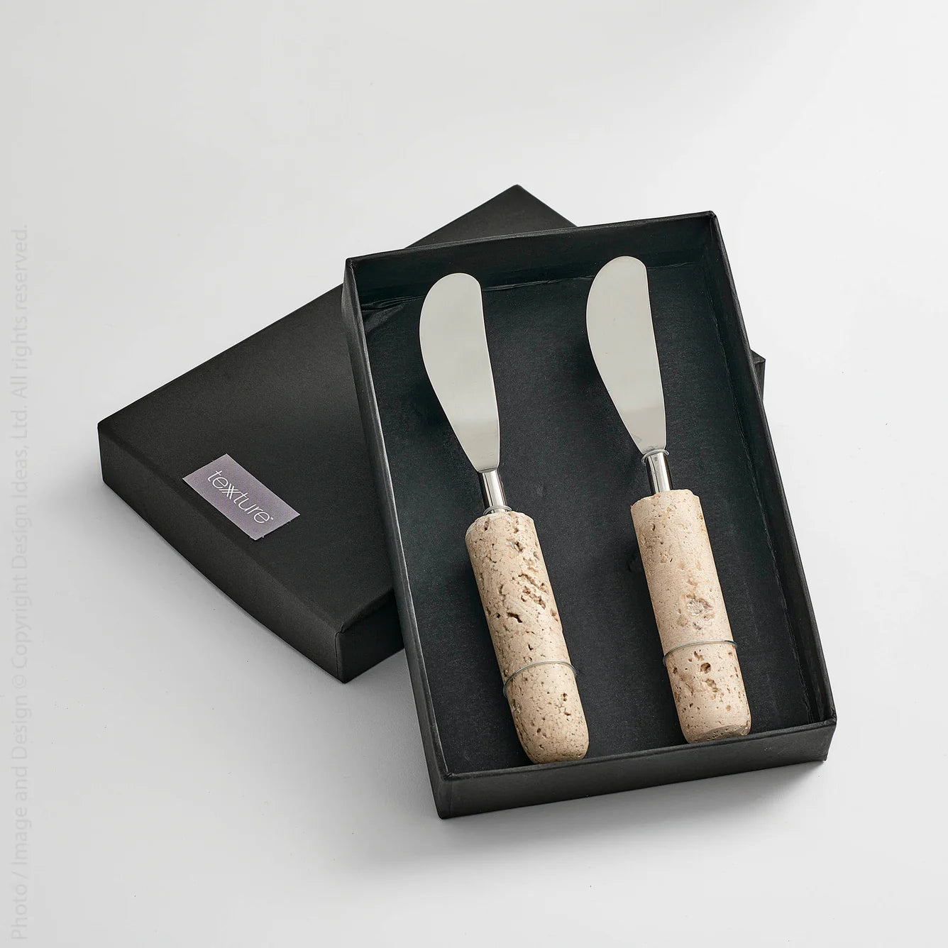 TRAVERTINE SPREADER KNIVES | S/2