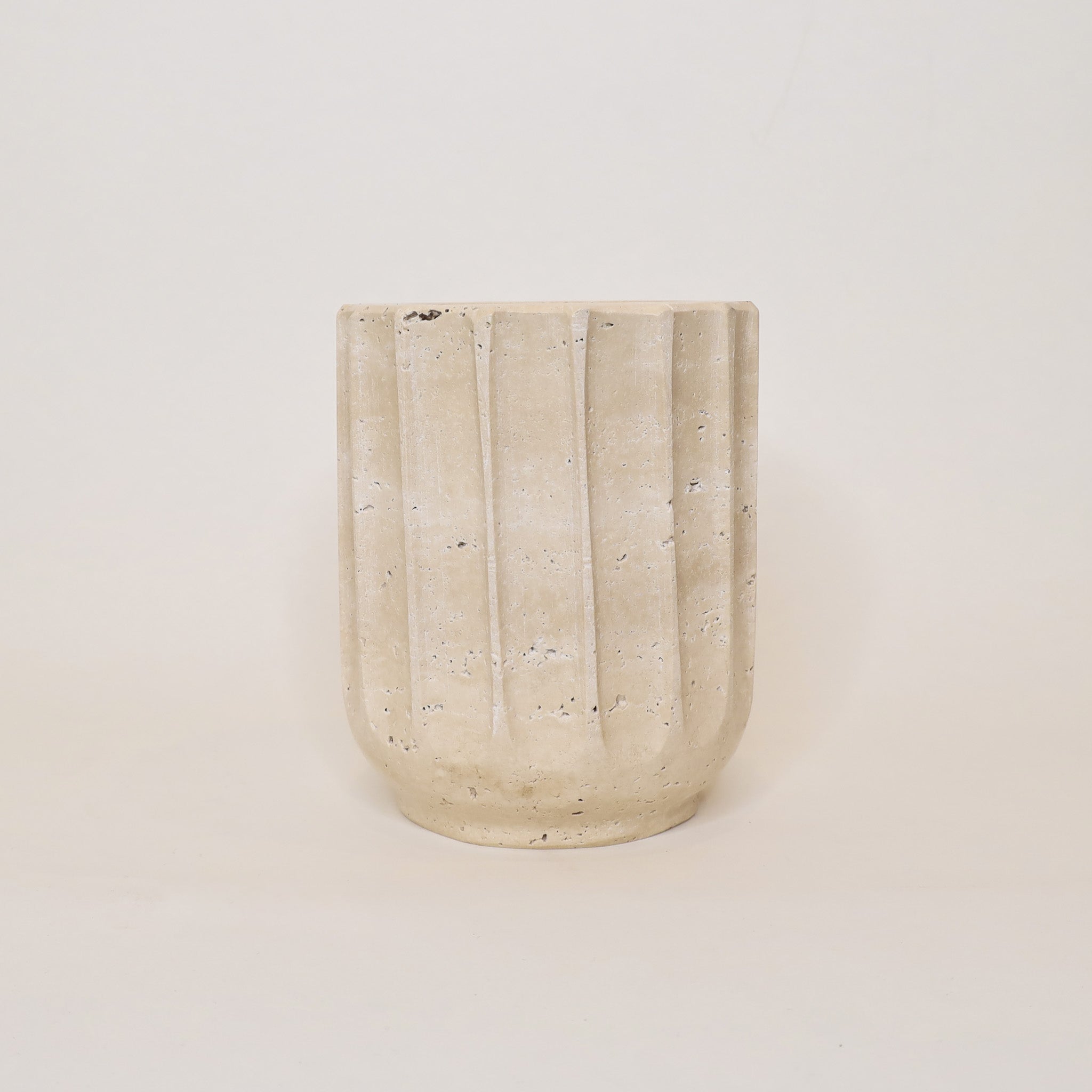 Travertine Utensil Crock