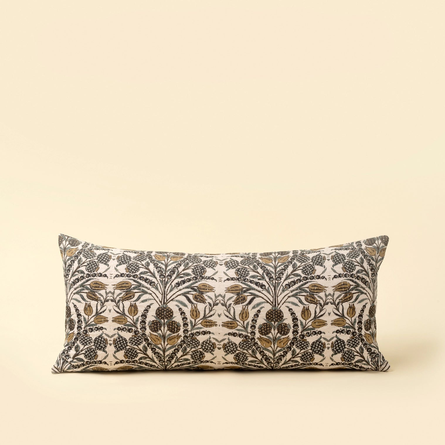 Tropicana Kantha Lumbar Pillow