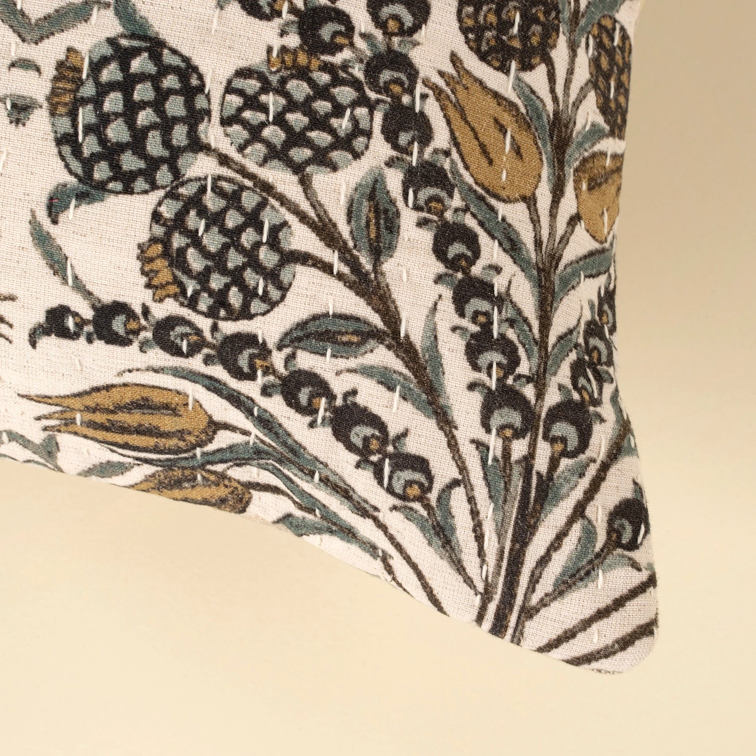 Tropicana Kantha Lumbar Pillow