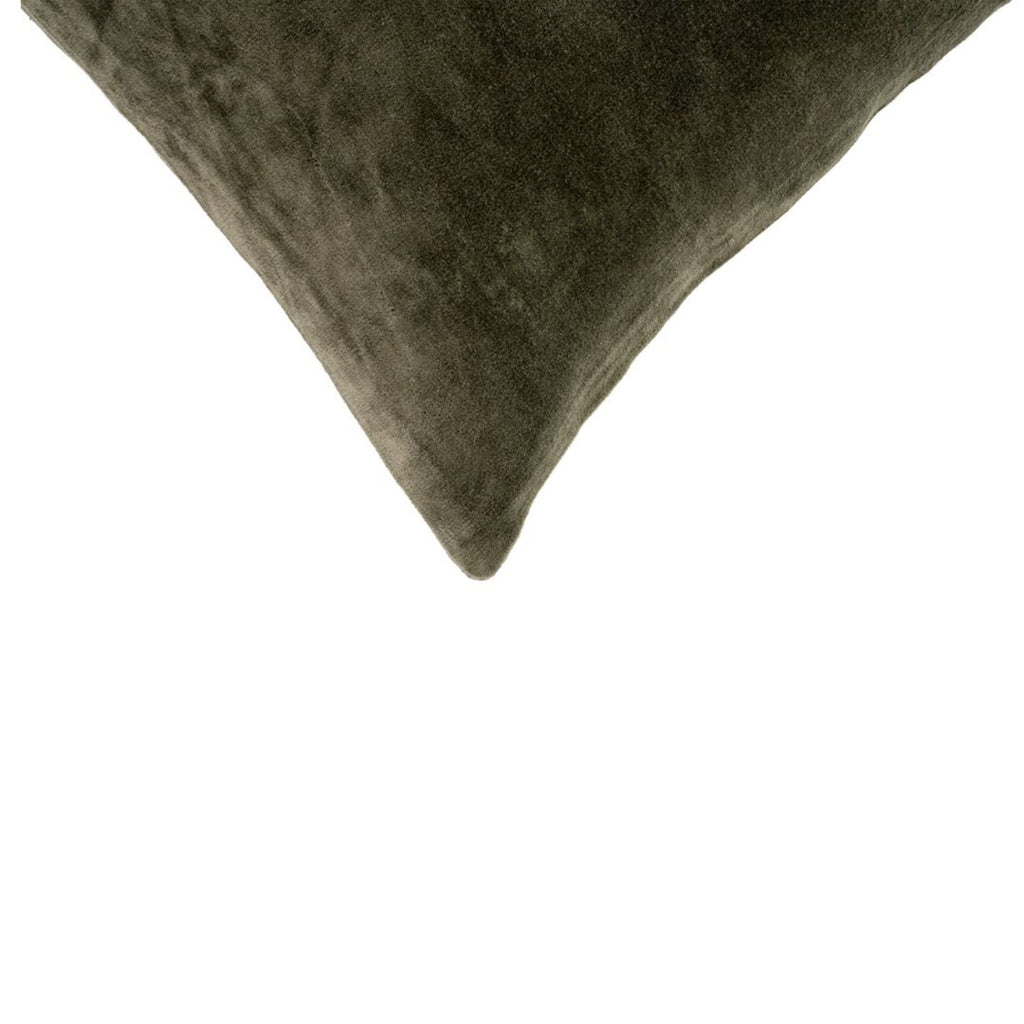 Vera Velvet Lumbar Pillow | Cypress