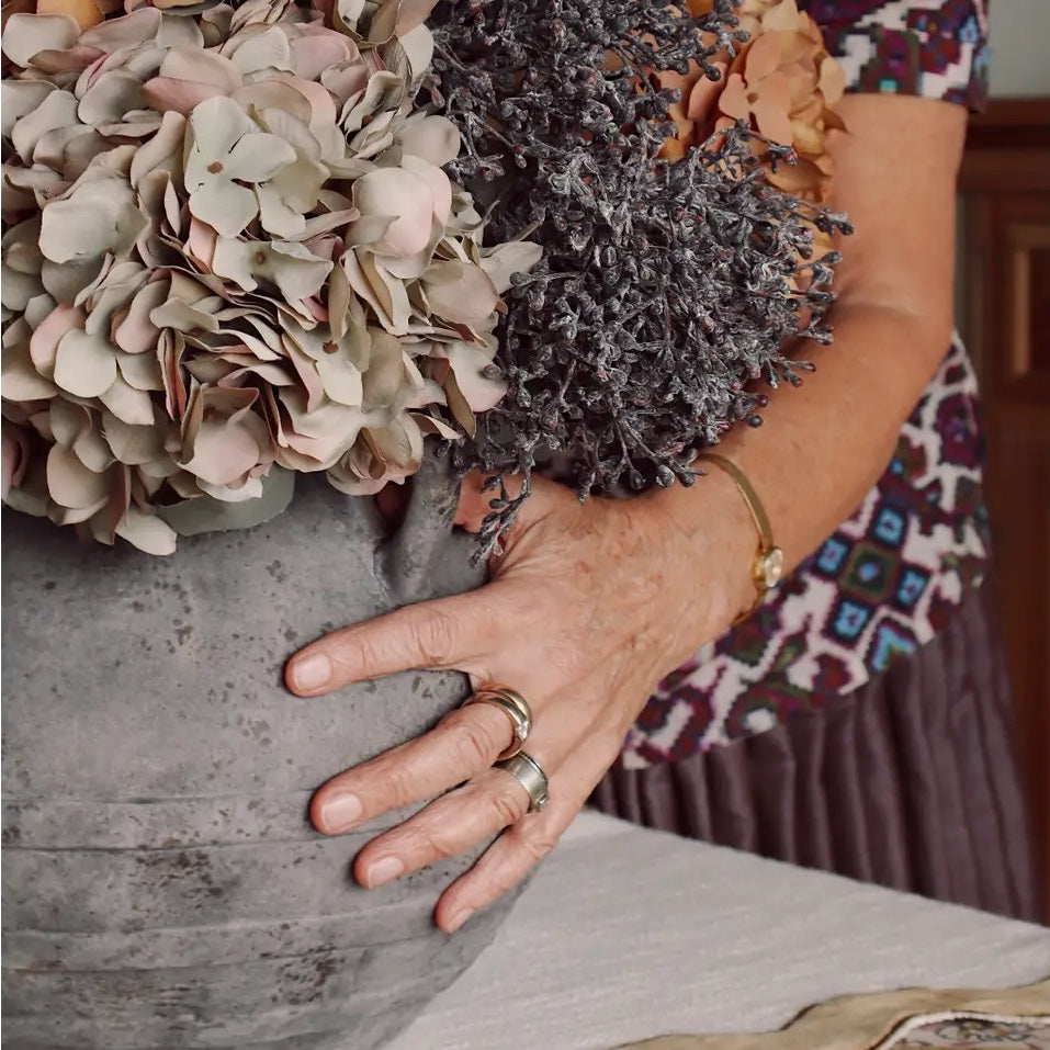 Vintage Green Hydrangea Stem