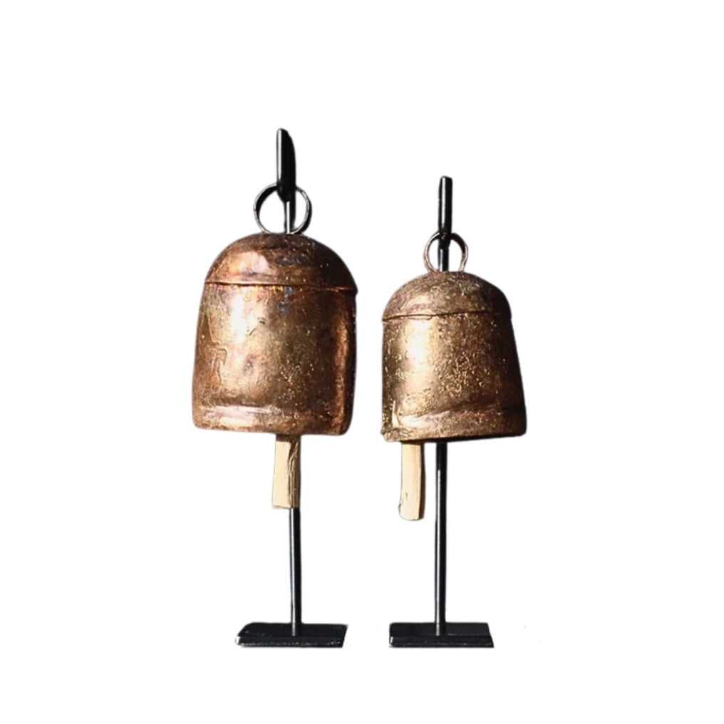 Vintage Inspired Large Bells on Stands