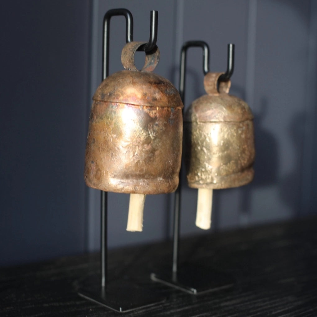 Vintage Inspired Large Bells on Stands
