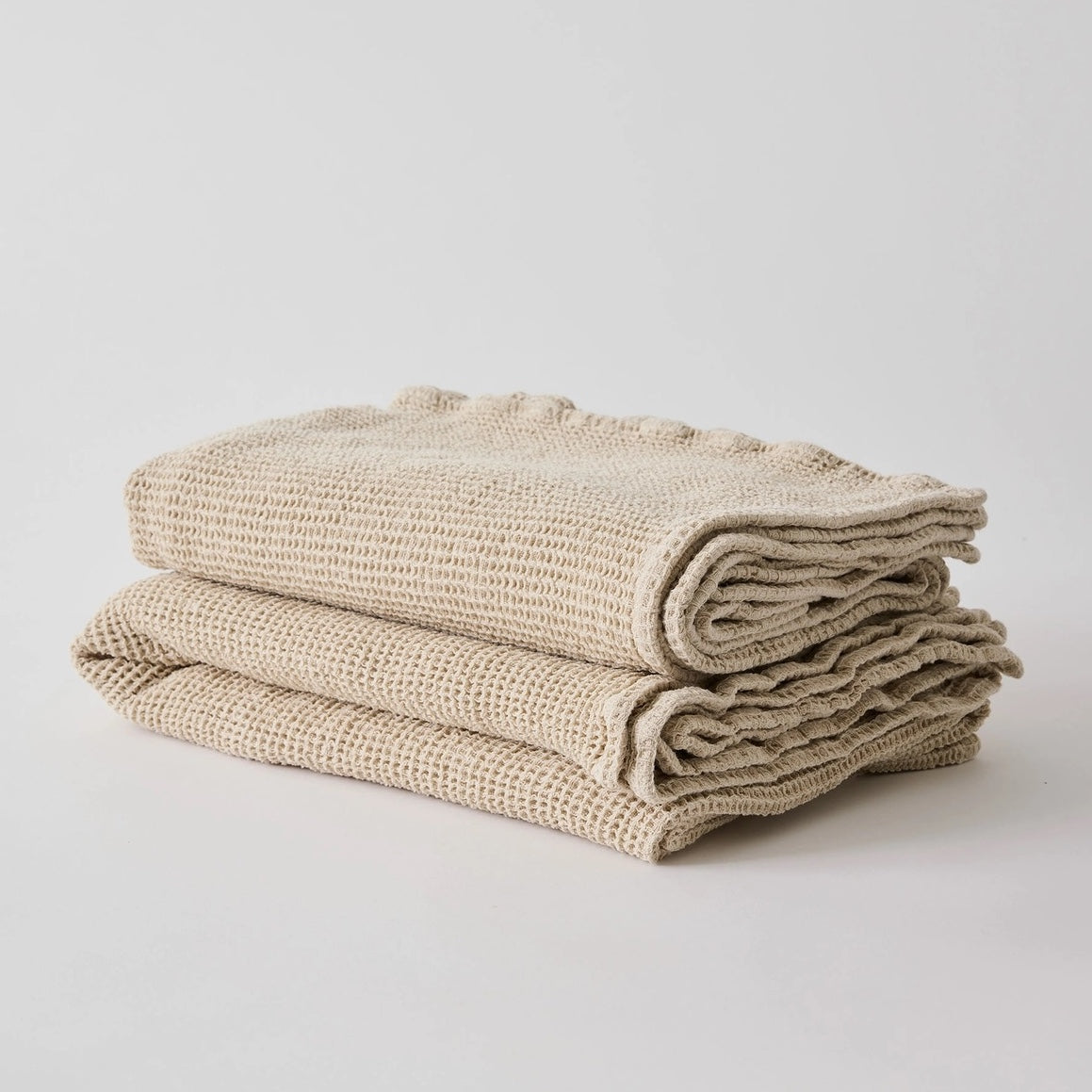 WAFFLE BATH TOWEL