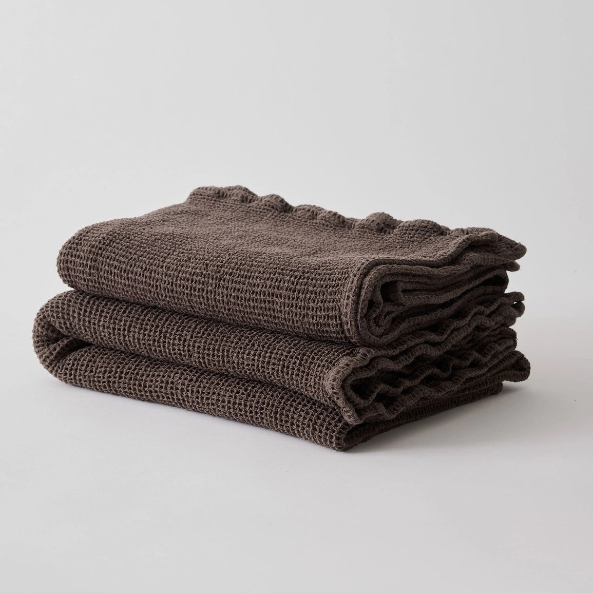 WAFFLE BATH TOWEL