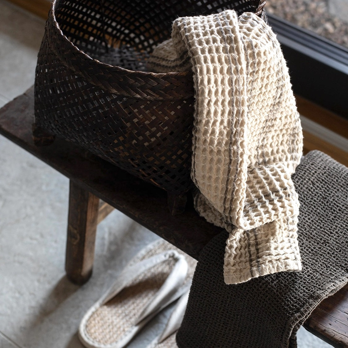 Waffle Hand & Dish Towel