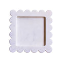 White Marble Scallop Tray